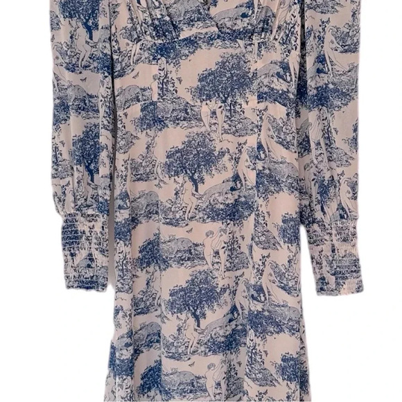 Reformation Lindero Novelty Midi Dress In Pastoral Size: 0 - Picture 5 of 12